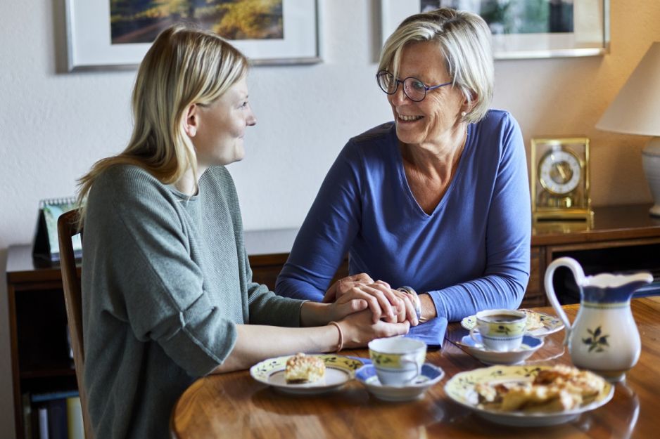 kobieta ze swoją matką