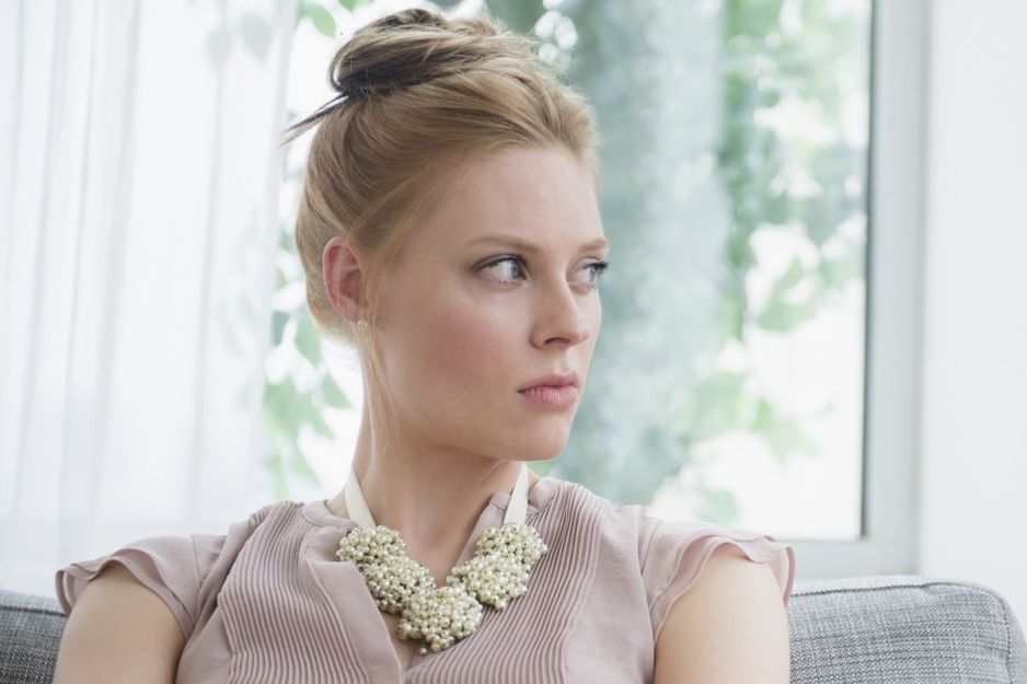 zdenerwowana dziewczyna