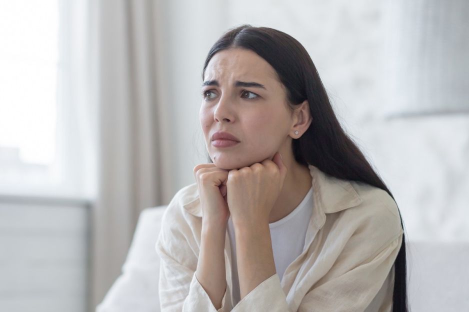 zdenerwowana kobieta