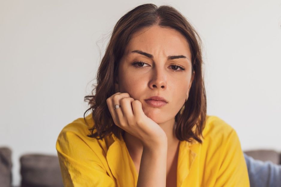 Obrażona kobieta