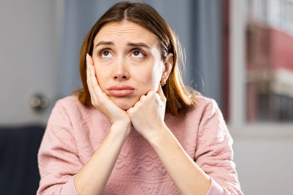 rozczarowana kobieta
